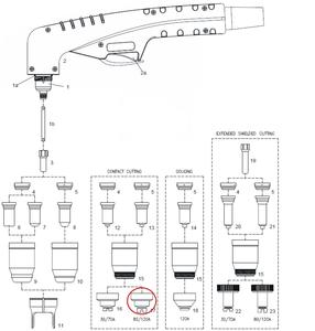 Shield Cap, Hand  (80-120A)
