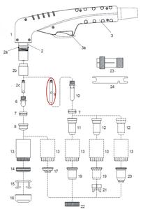 Trubička chladící prodloužená LT-150(bal.2)