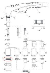 Držák vodícího nástavce LT-150(bal.1)