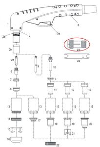 Extractor for Swirl Ring(pkg.2)