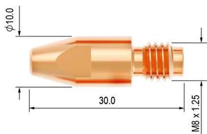 Contact Tip 1.4 M8/10/30 MB38 PARKER(pkg.25)