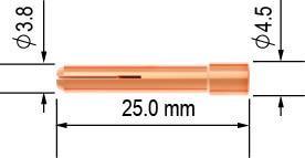 Collet 2.0 mm PARKER SGT 9, 20(pkg.25)