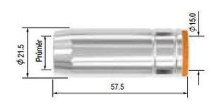 Nozzle NW18 Cylindrical MB352 PARKER 1,75mm(pkg.5)