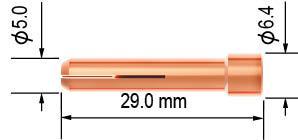 Collet short 1.6 mm PARKER SGT 17/18/26 S(pkg.25)