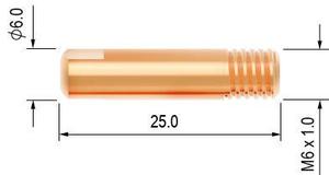 Contact Tip 1.2 M6/6/25 MB PARKER(pkg.25)