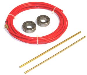 Set for Aluminium with roll AL 10/30 1,0-1,2 (aXe PULSE MOBIL)