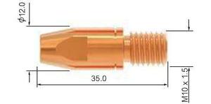 Contact Tip 1.6 M10/12 CuCrZr PARKER(pkg.25)