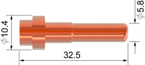 Electrode Hafnium Extended SCB50(pkg.5)