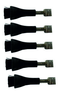 CLINOX POWER BRUSH CON FILETTO+  MANICOTTO TRIANG. 5 PZ