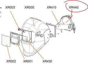 Adjustable Headband for S777a/C and XR914 without front headband